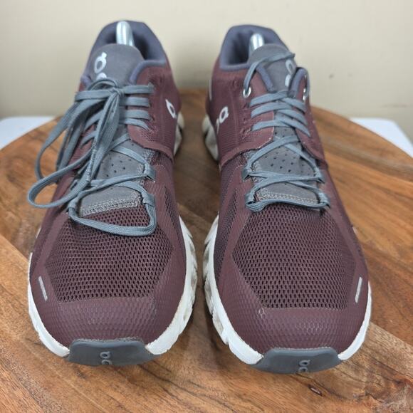 On Cloud 5 Ox Shadow Mens Dark Red Size 10.5 Athletic Running Shoes 59.98161 - Picture 4 of 13